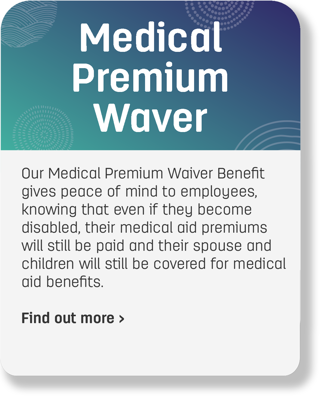 Medical premium waver image